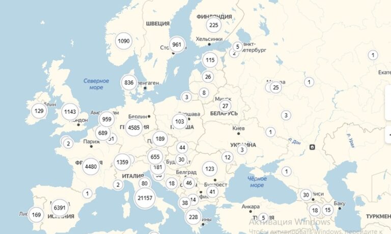  За распространением коронавируса теперь можно следить через “Яндекс. Карты”