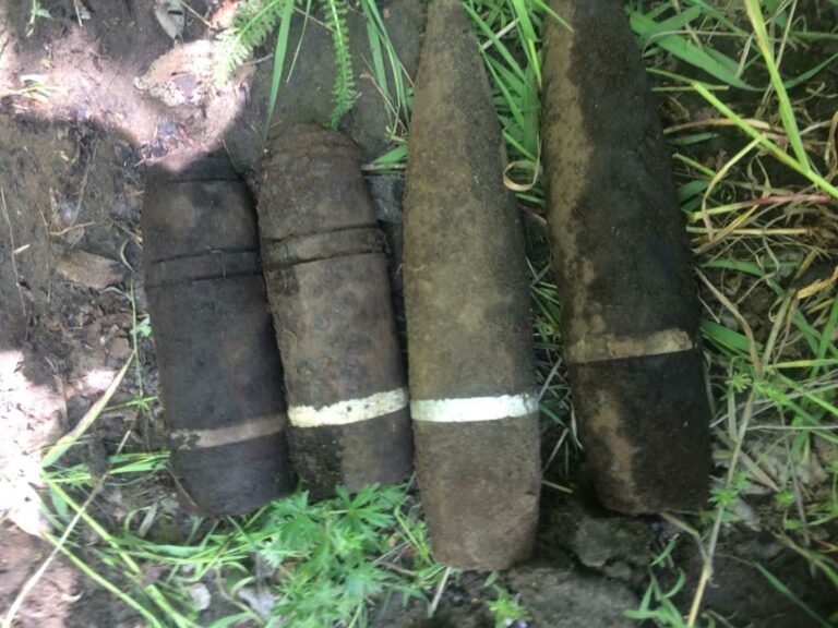 Под Волгоградом саперы ЮВО уничтожили четыре военных боеприпаса