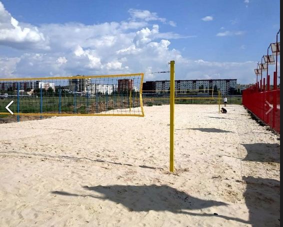 В Волжском установили 6 площадок для пляжного волейбола