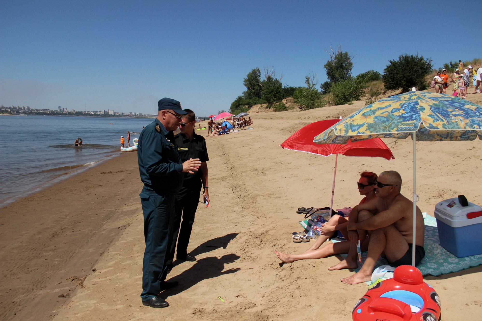 Волгоградцев штрафуют за посещение несанкционированных пляжей