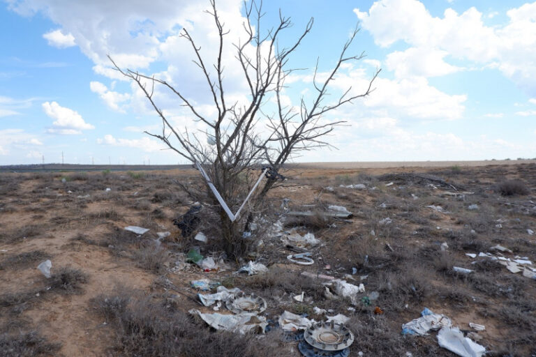 Астраханские активисты пожаловались на свалку, видимую из космоса