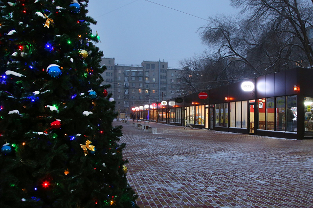 В Волгограде выберут лучшее новогоднее оформление витрины