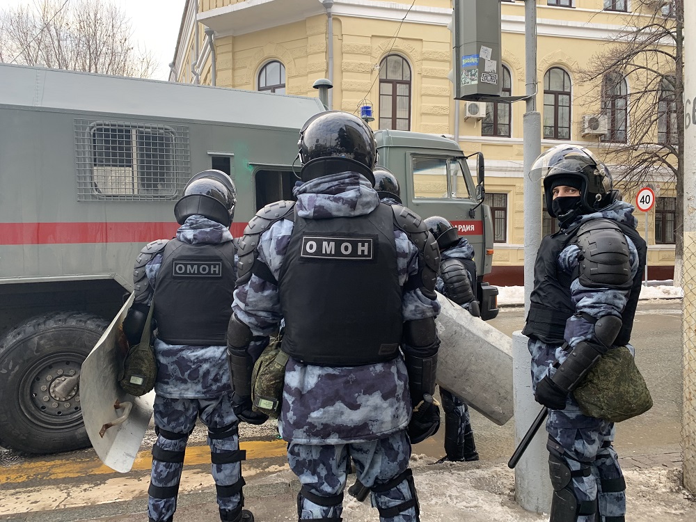 В Волгограде посчитали задержанных на незаконной массовой акции