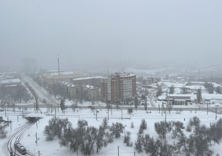 Начало новой недели в Волгограде будет отмечено снегопадом