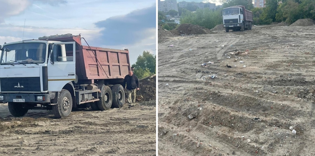 В Волгограде любимый застройщик администрации области сваливал мусор у консервного завода