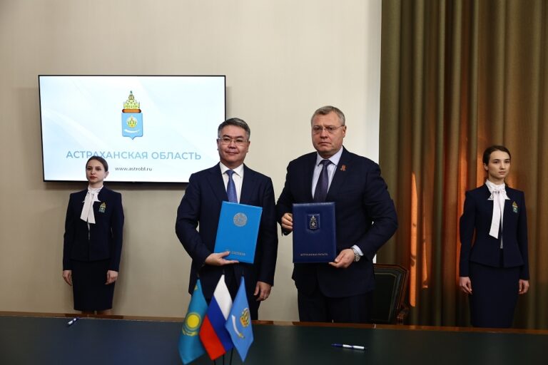 Развивается сотрудничество между Астраханской областью и Казахстаном
