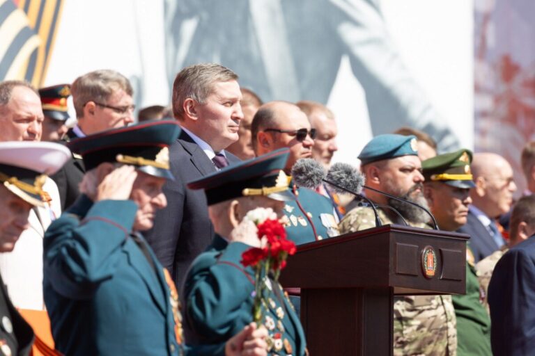 Торжественный парад состоялся в Волгоградской области  