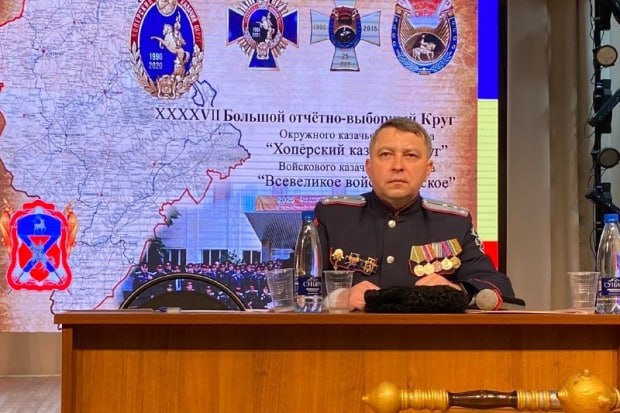 Казаки Хоперского округа переизбрали Дмитрия Пополитова атаманским лидером