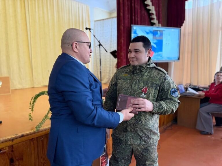 Астраханский участник СВО удостоен государственной награды